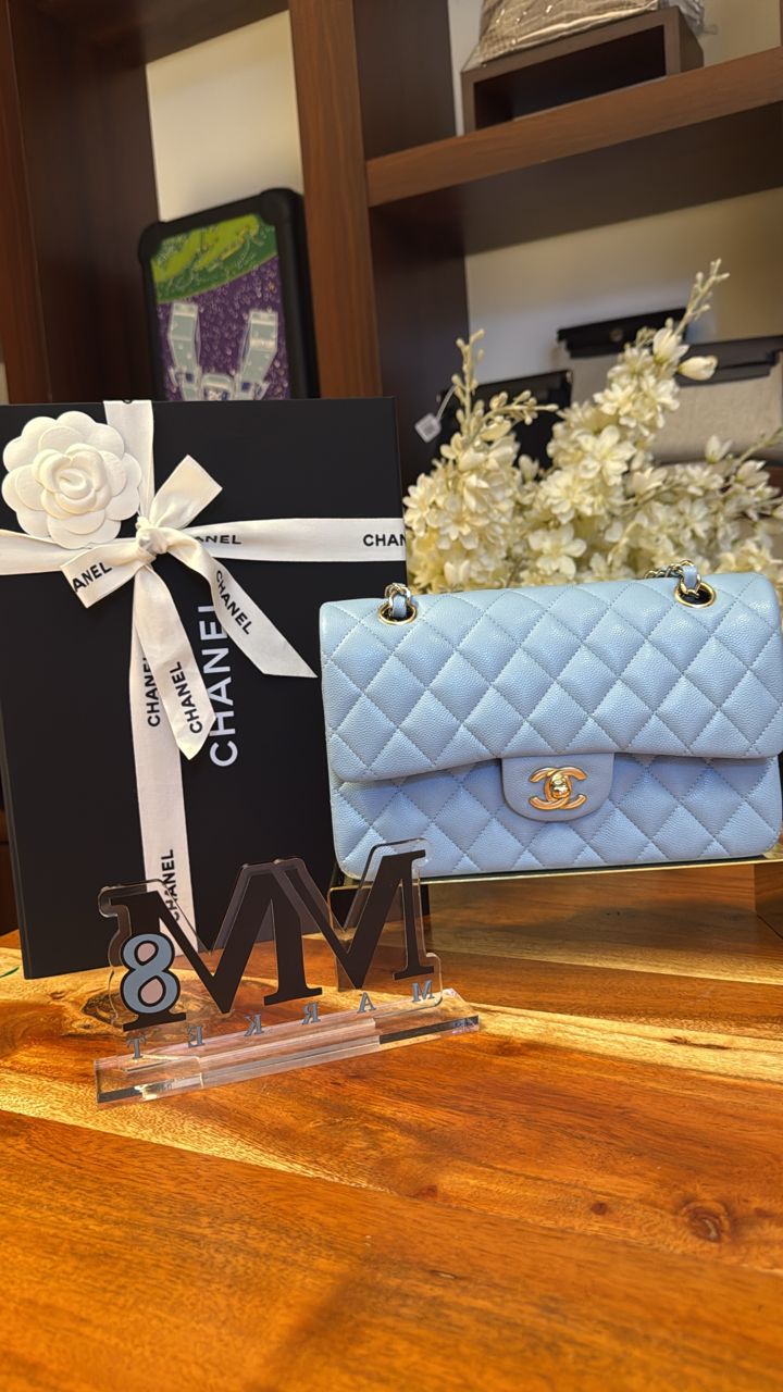 Chanel Classic Flap 23 Blue CH