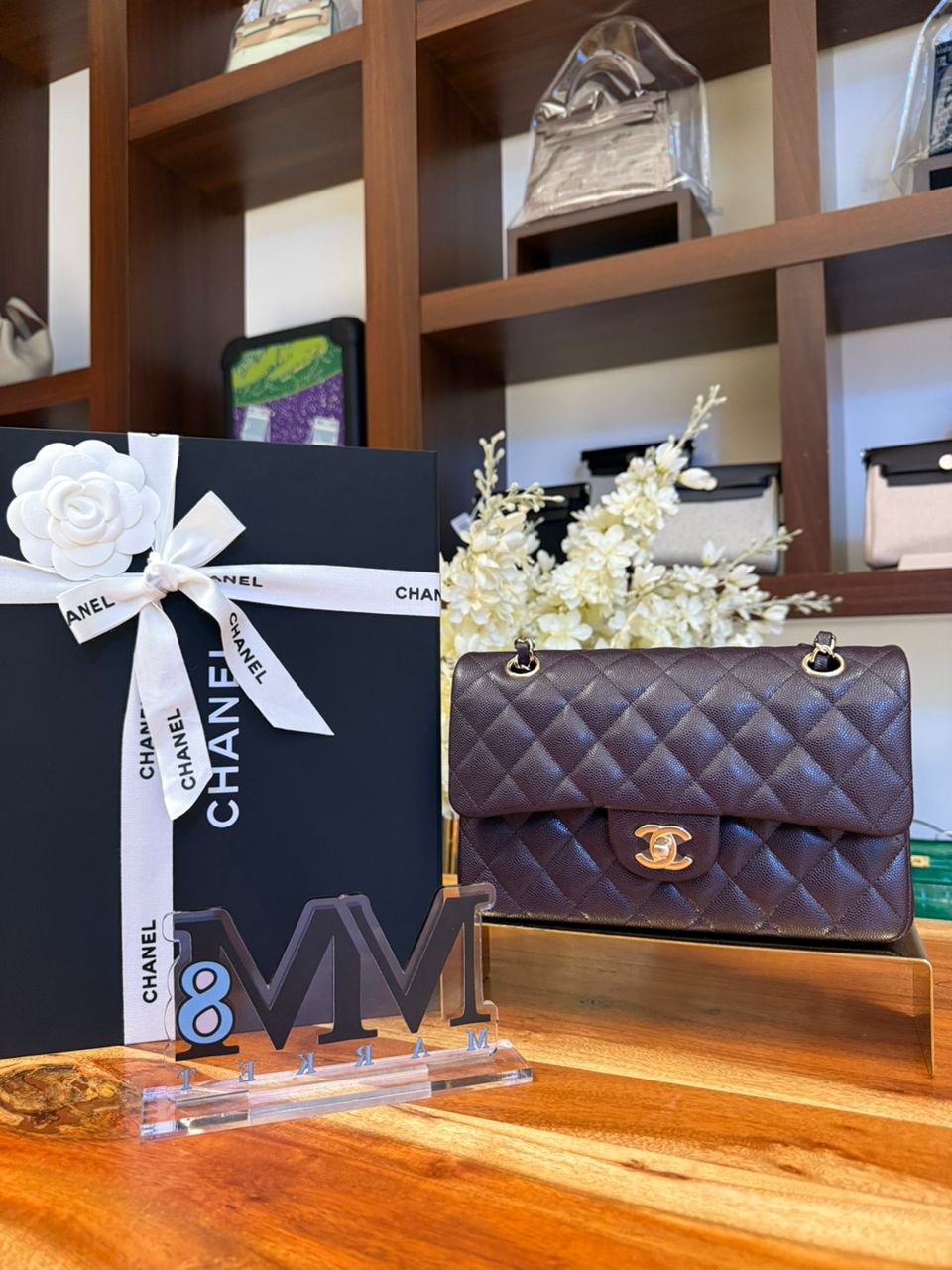 Chanel Classic Flap 23 Purole Wine SH